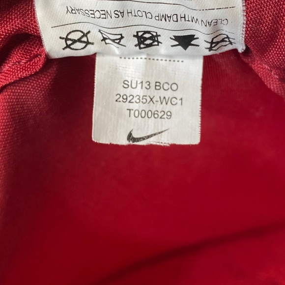 Nike Washington State String Bag Athletic Backpack Cougars Pack Red Swoosh Logo - Picture 7 of 8